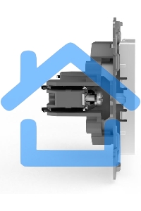 Коннектор TV СП Pixel механизм бел. TOKOV ELECTRIC TKE-PX-A1C-C01
