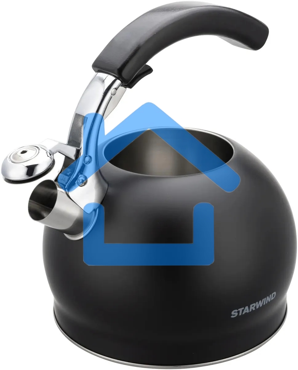 Чайник для плиты металлический Starwind Chef Concept 3л. черный (SW-CH1510)