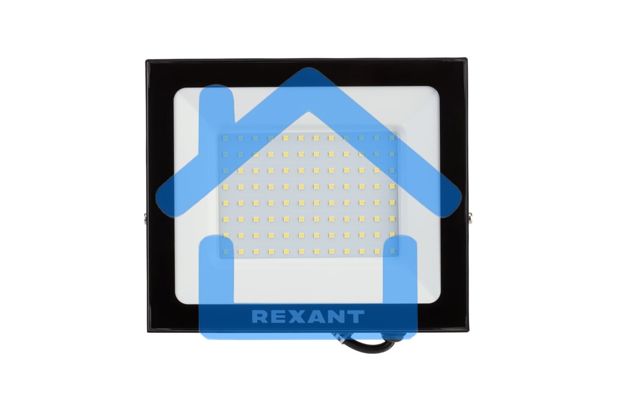 Прожектор светодиодный Rexant 605-005 100 Вт 200–260В IP65 8000 лм 6500 K холодный свет