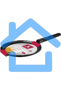 Сковорода блинная Rondell Craft RDA-1484, 24см, без крышки, черный