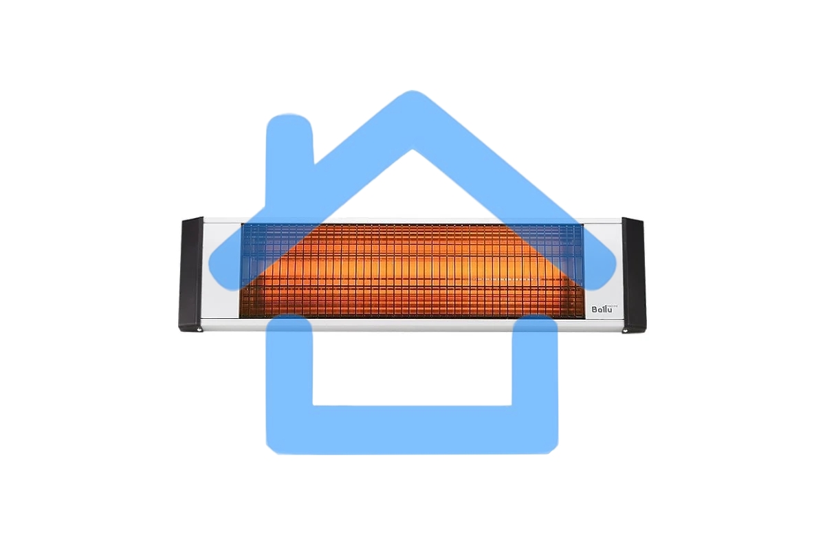 Обогреватель инфракрасный Ballu BIH-L-3.0 серый, кварцевый, 3000 Вт, 35 м2