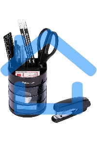 Настольный набор Deli E38253 (12 предметов) пластик, черный