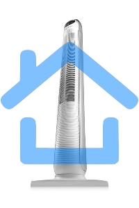 Вентилятор BRAYER BR4956, эл.упр.,пульт ДУ,вращение,мощ-ть 60Вт, LED дисплей,3 скор.Таймер