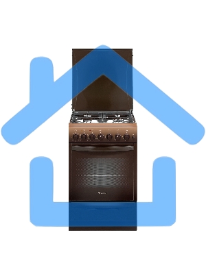 Плита комбинированная Gefest ПГЭ 5102-02 0301 коричневый, конфорок 4 шт, духовка 55 л, 50 см x 85 см x 58.5 см