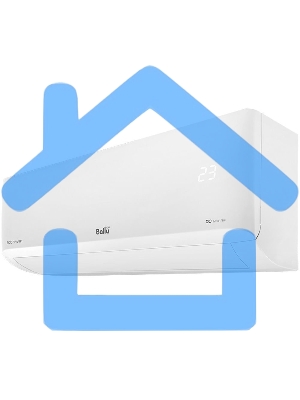 Блок внутренний мульти сплит-системы Ballu ECO Smart DC BSYI-FM/in-09HN8_V1/EU инвертор, 9000 BTU, 25 м², 19.5 дБ, охлаждение, обогрев, осушение, белый