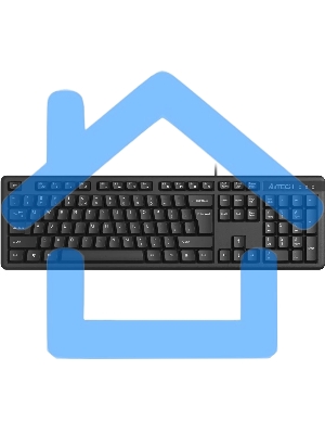 Клавиатура A4Tech KKS-3 проводная, USB, черный