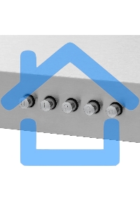 Вытяжка подвесная Krona Briana 600 Inox PB нержавеющая сталь, 59.5 см, 460 куб. м/ч, 42 дБ