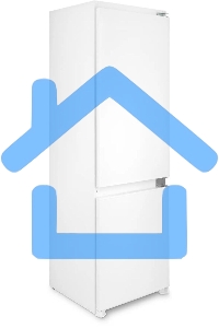 Встраиваемый холодильник Hyundai HBR 1771 2-хкамерн. белый