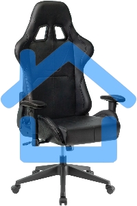 Кресло игровое A4Tech Bloody GC-500, черный, эко.кожа, крестовина пластик