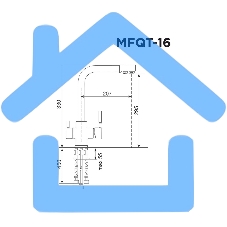Кухонный смеситель Maunfeld MFQT-16DGR темно-серый