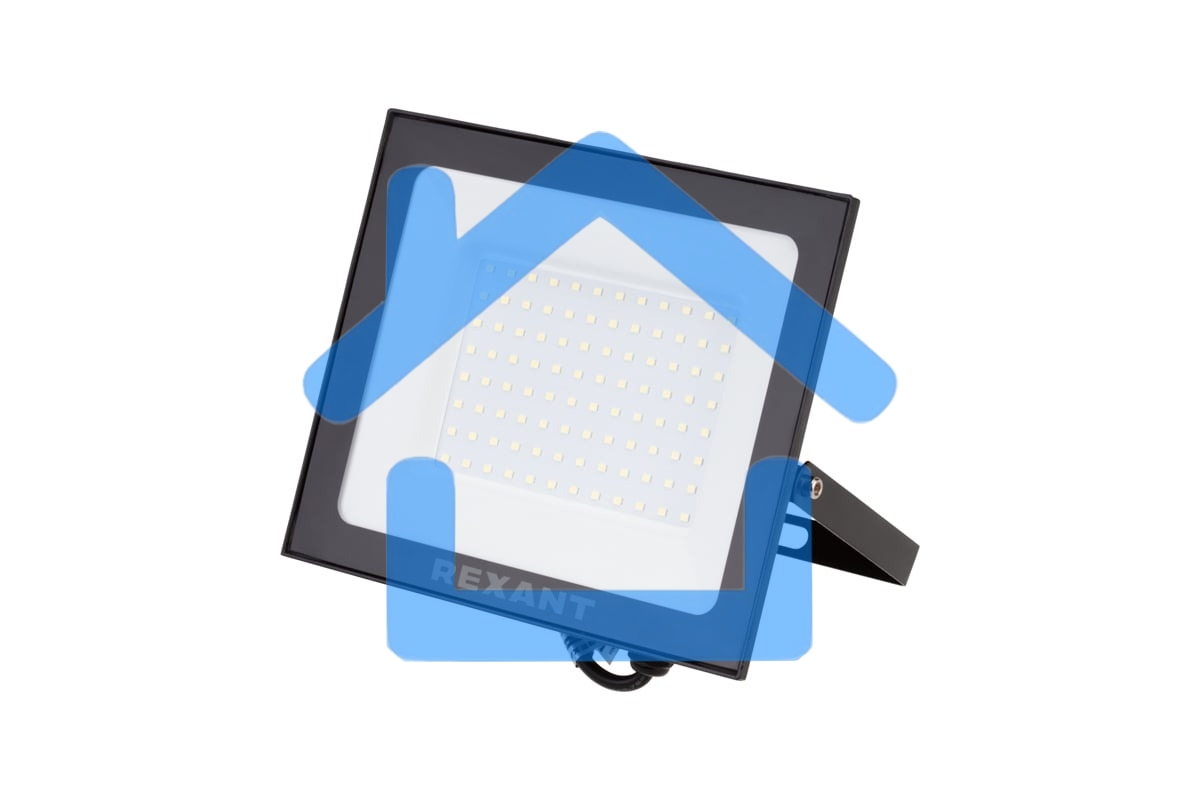 Прожектор светодиодный Rexant 605-005 100 Вт 200–260В IP65 8000 лм 6500 K холодный свет