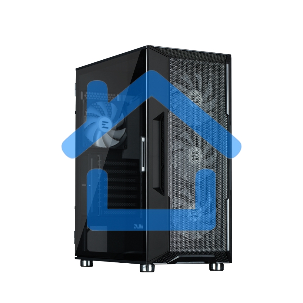 Компьютерный корпус ZALMAN I3 NEO ARGB черный, ATX, черный, FRONT MESH, WINDOW, 2x3.5
