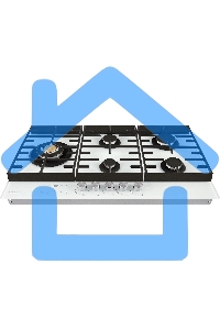 Газовая варочная панель HIBERG VM 9155 W, белый