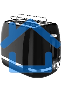 Тостер BQ T1711, 900Вт, черный