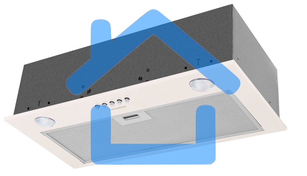 Вытяжка полновстраиваемая Maunfeld Crosby Singl 60, бежевый, 59.8 см, 850 куб. м/ч, 48 дБ