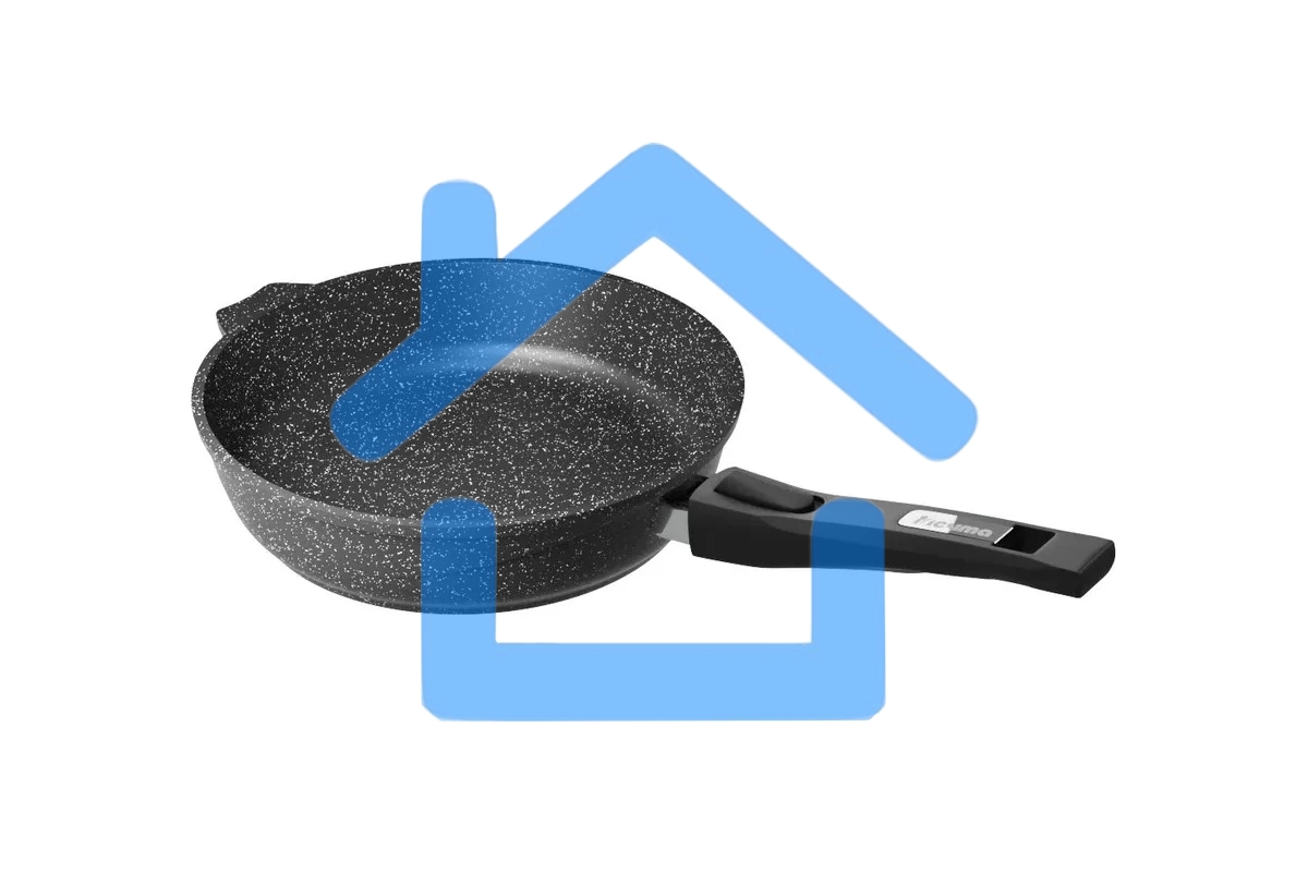 Сковорода МЕЧТА 020802 Гранит black 20см съемная ручка