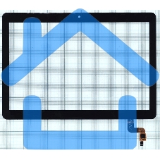 Сенсорное стекло (тачскрин) для Huawei MediaPad T3 10, черное