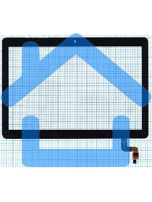 Сенсорное стекло (тачскрин) для Huawei MediaPad T3 10, черное