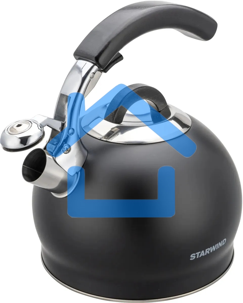 Чайник для плиты металлический Starwind Chef Concept 3л. черный (SW-CH1510)