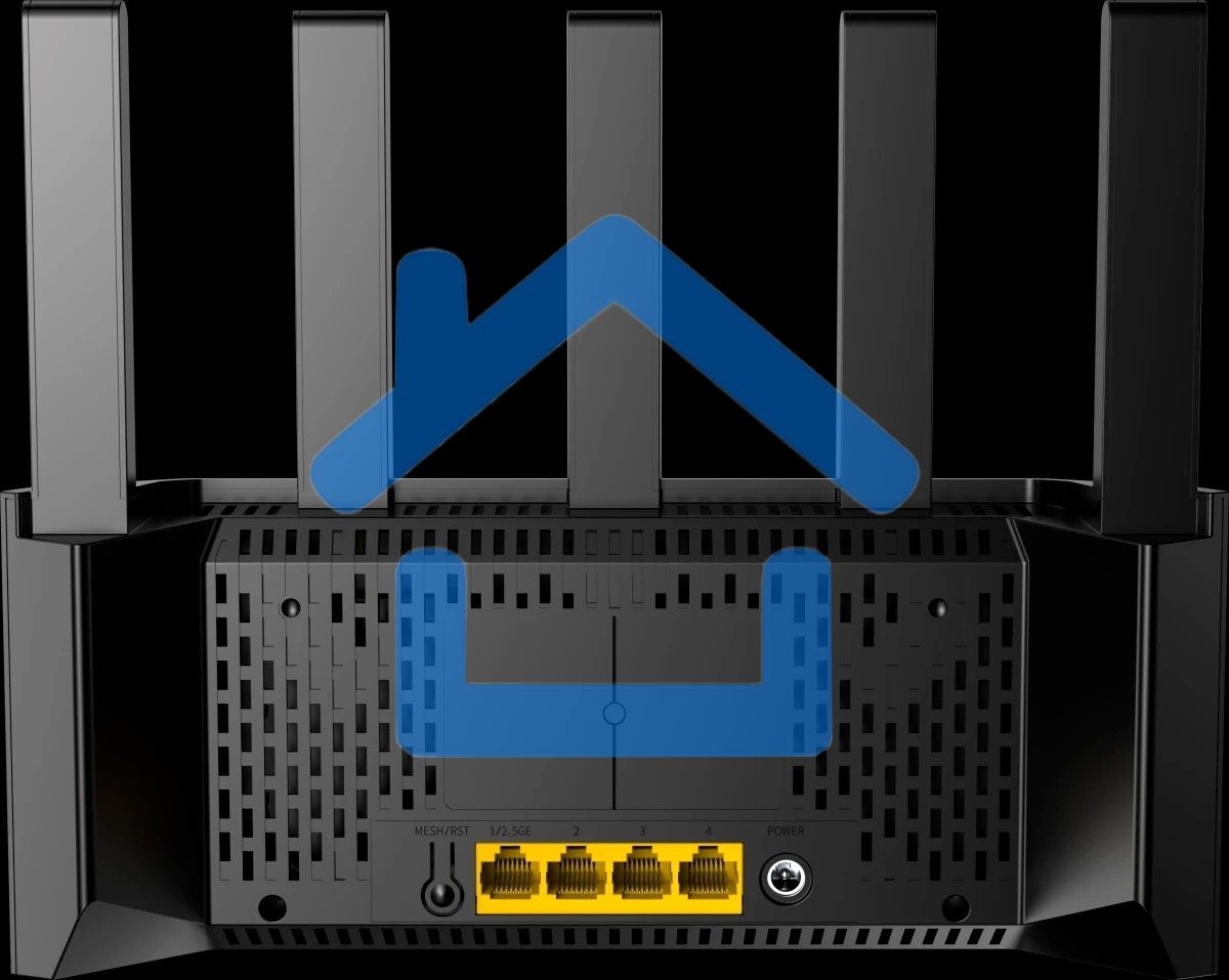 Wi-Fi роутер Tenda TE6L Pro Wi-Fi 7 Двухдиапазонный гигабитный BE5100, до 688 Мбит/с на 2,4 ГГц + до 4323 Мбит/с на 5 ГГц