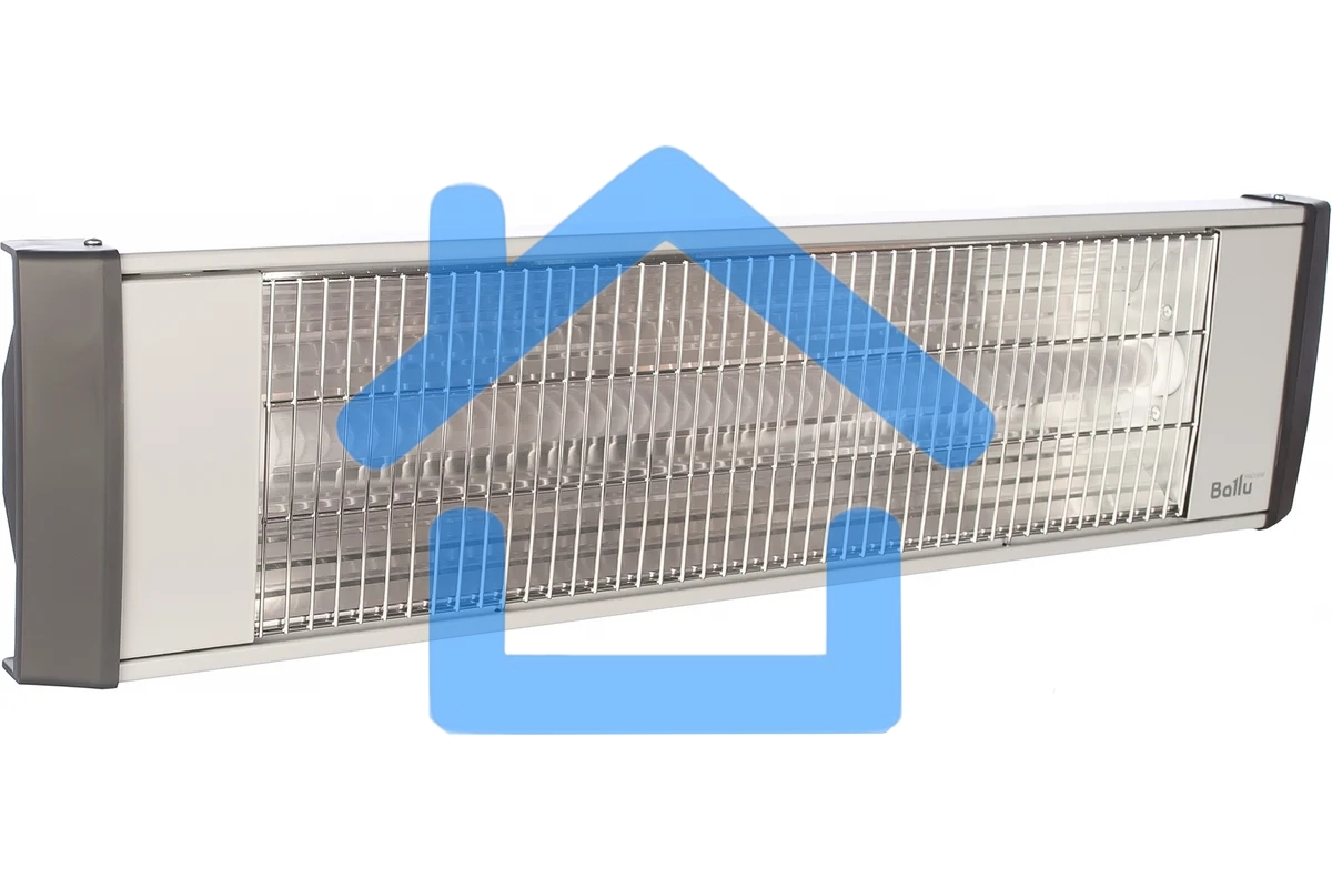 Обогреватель инфракрасный Ballu BIH-L-3.0 серый, кварцевый, 3000 Вт, 35 м2