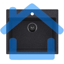 Кухонная мойка Maunfeld Perla 580 MFQS-580DGR темно-серый