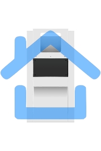 Вытяжка пристенная островная Maunfeld Bath 401 белый, 40 см, 1150 куб. м/ч, 52 дБ