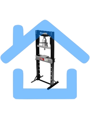 Пресс гидравлический Matrix 20 т, 640 х 540х 1500 мм (комплект из 2 частей)