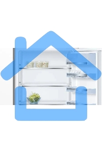 Холодильник Bosch KIS87AF30U белый (двухкамерный), встраиваемый