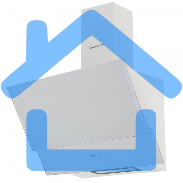Вытяжка каминная Zigmund & Shtain K 151.6 W белый, 60 см, 650 куб. м/ч, 55 дБ
