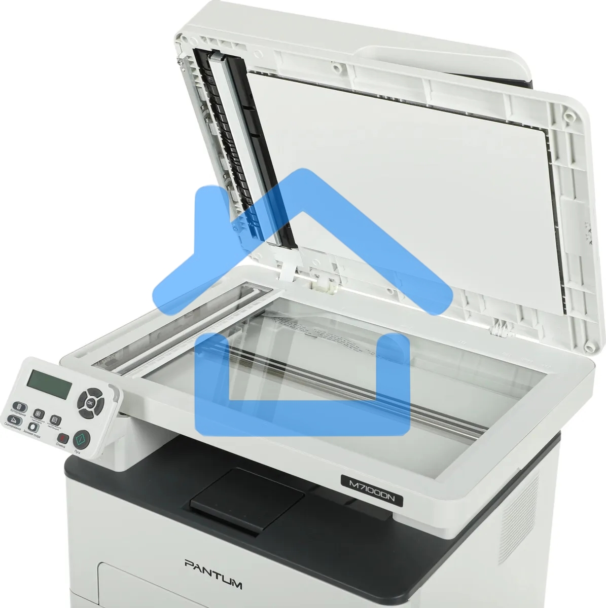 МФУ лазерное Pantum M7100DN, A4, ч/б, печ. до 33 стр/мин., скан. до 24 стр/мин., 1200x1200dpi, USB, RJ-45