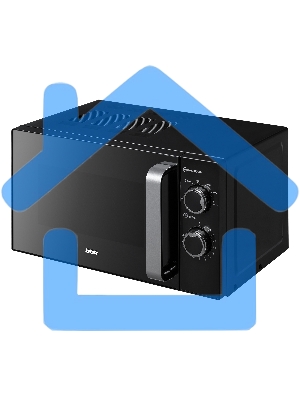 Микроволновая печь BBK 20MWS-776M/B-M черный, 20 л, 700 Вт, переключатели - поворотный механизм