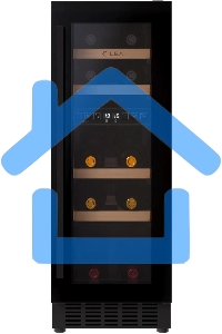 Винный шкаф LEX LWD3017BL dual zone 1-нокамерн. черный