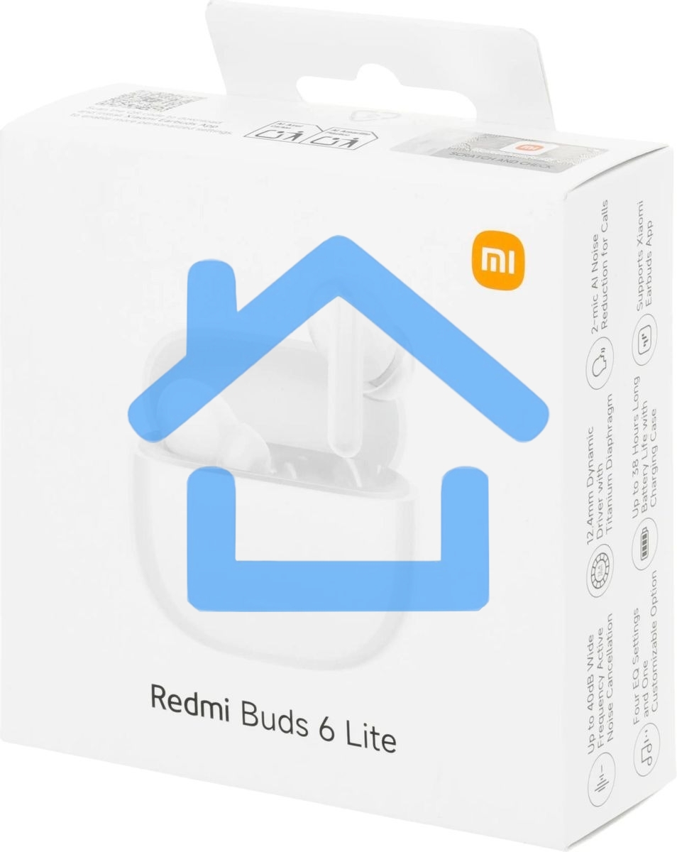 Наушники беспроводные Redmi Buds 6 Lite белый M2349E1