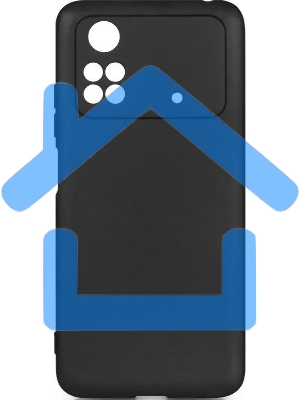 Чехол (клип-кейс) DF poCase-03 для Xiaomi Poco M4 Pro черный