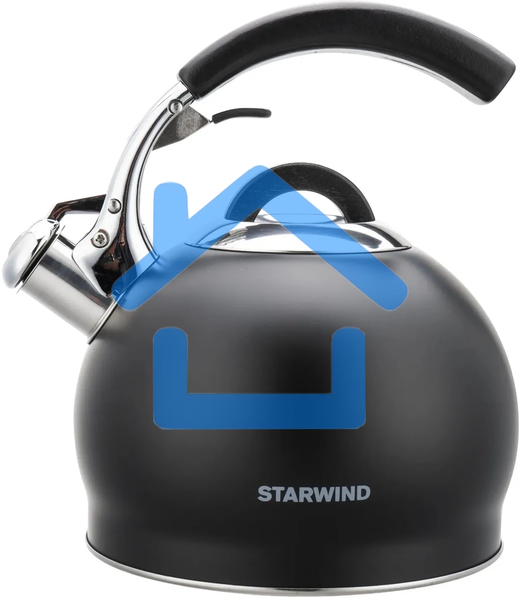 Чайник для плиты металлический Starwind Chef Concept 3л. черный (SW-CH1510)