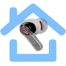 Наушники беспроводные AKSBERRY (6972969386836) B21 Crystal TWS, белый