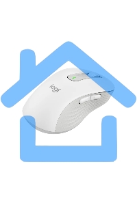 Мышь беспроводная Logitech Signature M650 L белый, 4000 dpi, радиоканал, Bluetooth, USB, кнопки - 5