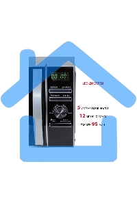 Микроволновая печь SUPRA 20TSG55 серебристый, 20 л, 700 Вт, переключатели - поворотный механизм/кнопки