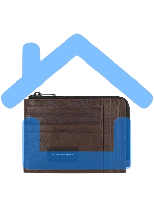 Кошелек мужской Piquadro Harper PU1243APR/TM, натур.кожа, коричневый