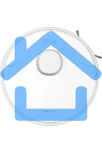 Робот-пылесос DreameBot Robot Vacuum and Mop D9 Plus белый, 3200 мА*ч Li-Ion, уборка влажная/сухая, пылесборник контейнер 0.4 л