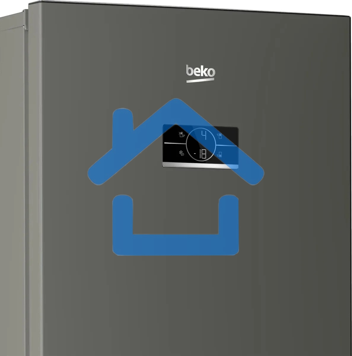 Холодильник Beko B3R0CNK362HG серый, двухкамерный, 220/100л, морозилка снизу No Frost