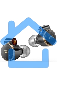 Наушники вкладыши Fiio FD3 1.2м черный/медный проводные в ушной раковине