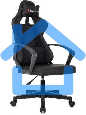 Кресло игровое Бюрократ Zombie 1 Neo Black черный, крестов. пластик