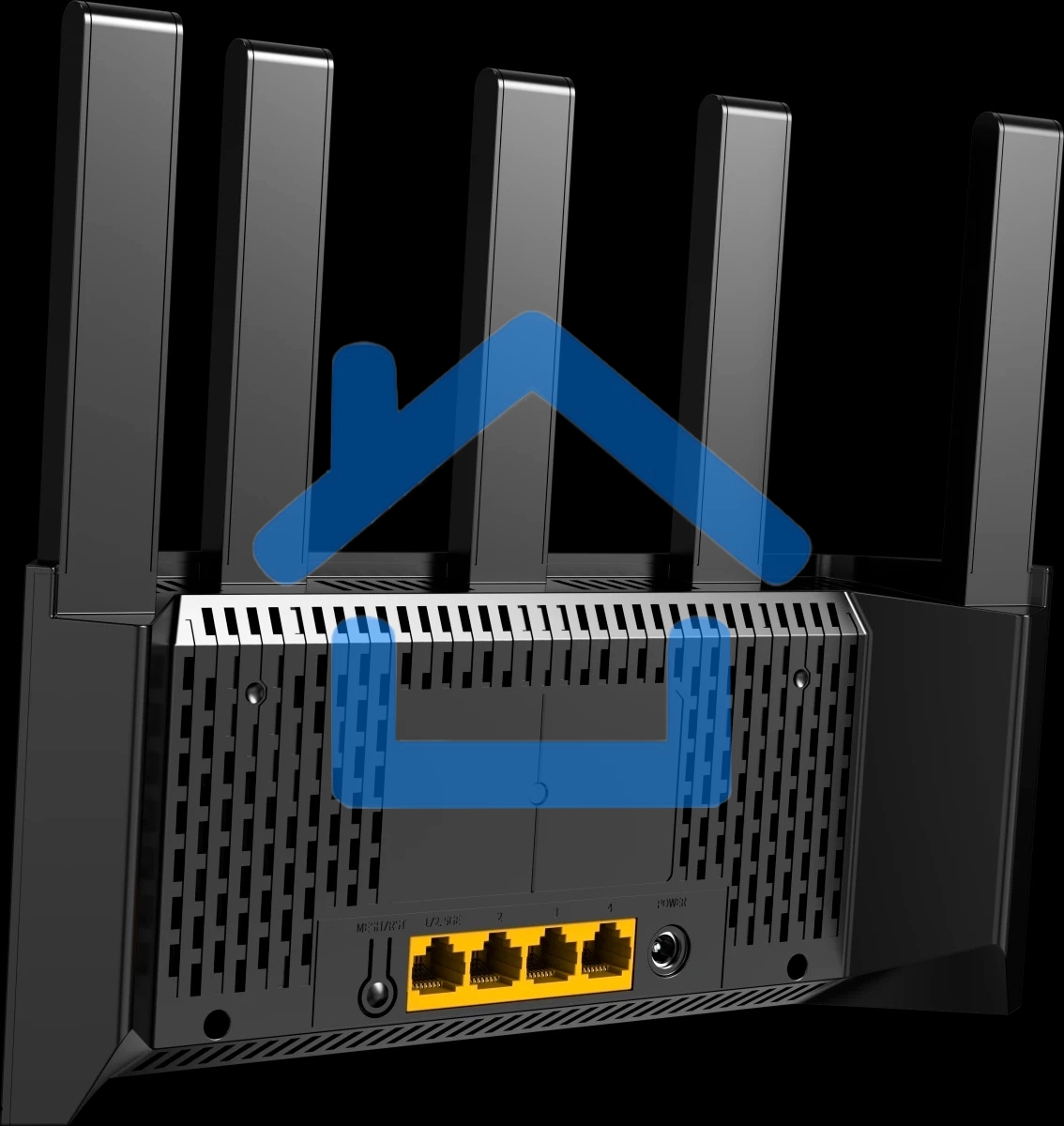 Wi-Fi роутер Tenda TE6L Pro Wi-Fi 7 Двухдиапазонный гигабитный BE5100, до 688 Мбит/с на 2,4 ГГц + до 4323 Мбит/с на 5 ГГц
