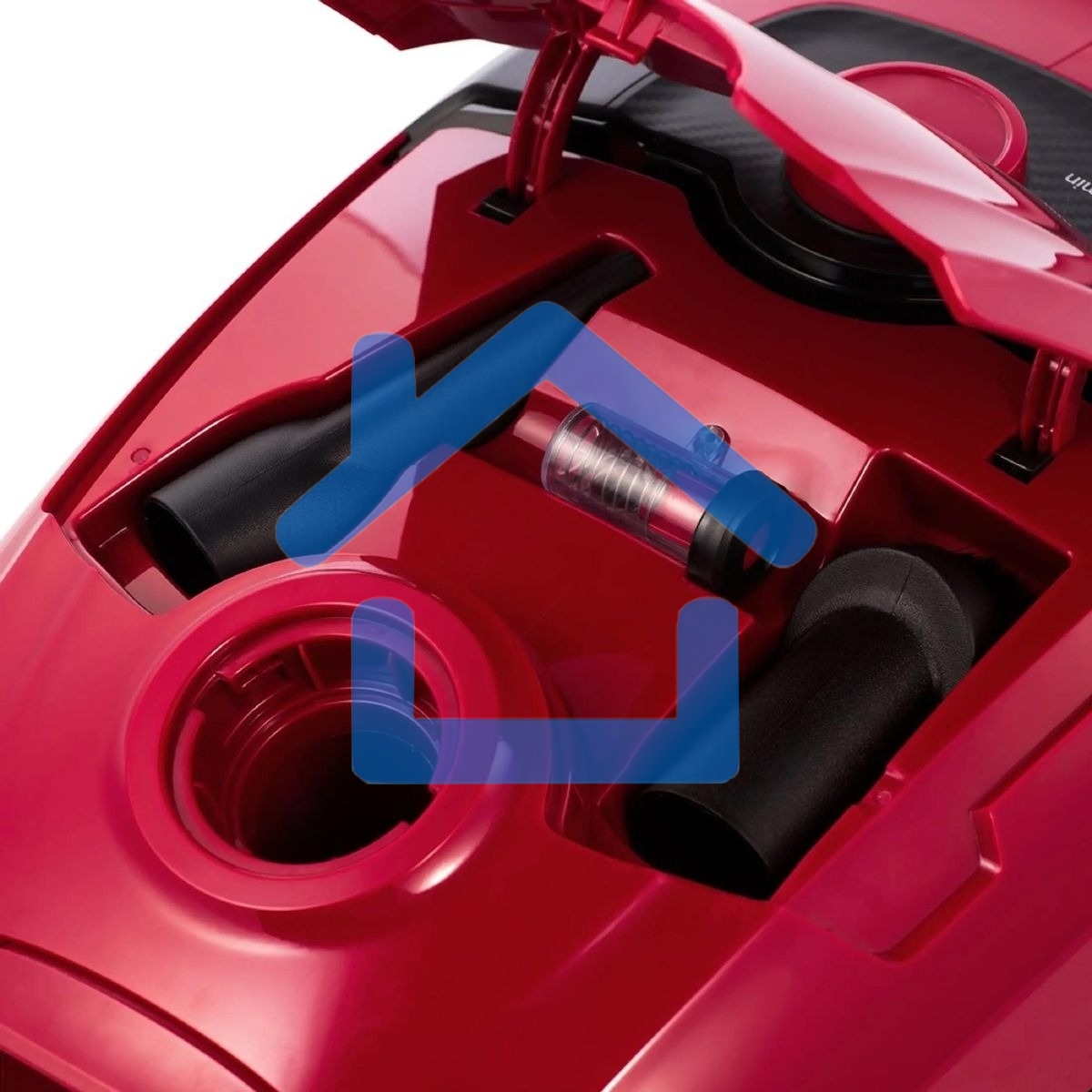 Пылесос Sharp ECKB19RR, красный/черный, 350/1900 Вт, уборка сухая, пылесборник мешок 2.3 л