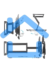Кронштейн для телевизора Kromax GALACTIC-61 черный 32