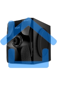 Акустическая система SVEN MS-315 2.1 черные (2x13W + 20W, Bluetooth, ПДУ, USB flash, LED-дисплей, FM-радио)