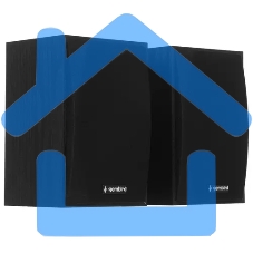 Акустическая система Gembird SPK-201, черный МДФ,2х2,5 Вт, регулятор громкости, USB