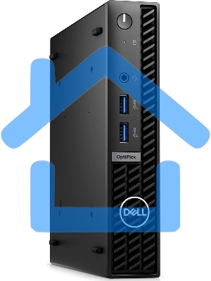 Неттоп Dell Optiplex 7020 Micro i3 14100T (2.7) 8Gb SSD 512Gb UHDG 730 Windows 11 Pro GbitEth WiFi BT 90W мышь клавиатура черный (7020-3851)